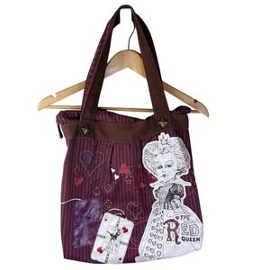 Red Queen Alice in Wonderland Tote Bag Mark Tonelli Fine Art America CLEAN
